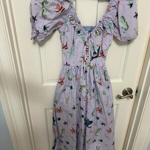 Hill House Lavender Sea Life Midi Dress